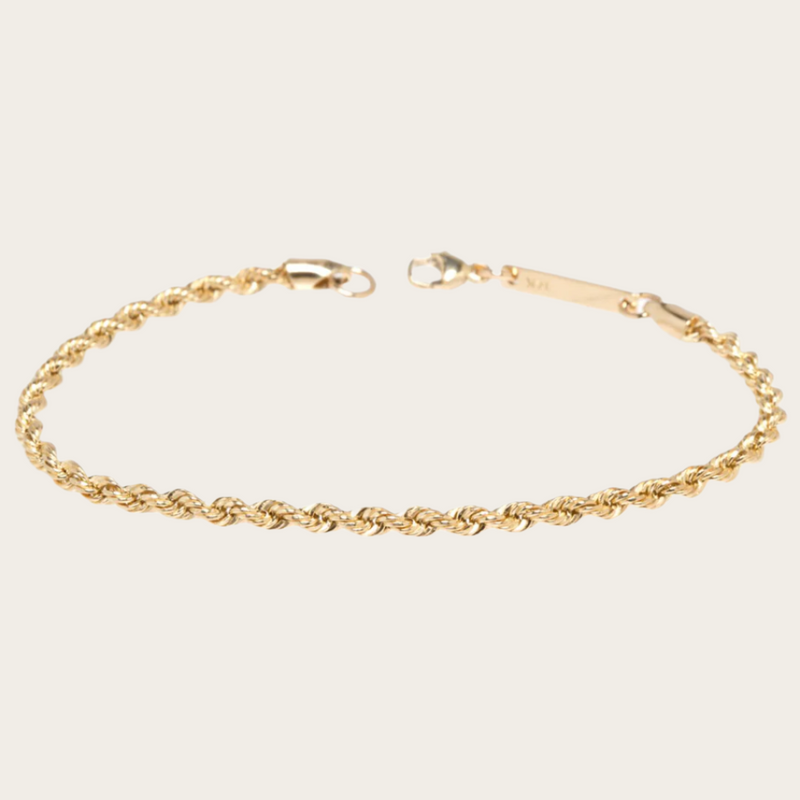 Zoe Chicco Medium Rope Chain Anklet