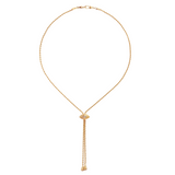 Marie Lichtenberg RG Evil Eye Adjustable Chain with Diamond 0.010 ct 18k