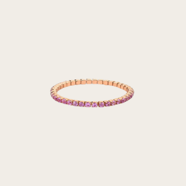 Shay Pink Sapphire Single Thread Ring