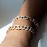 Shay RG Pave Diamond Deco Link Bracelet 8.39cts 18k