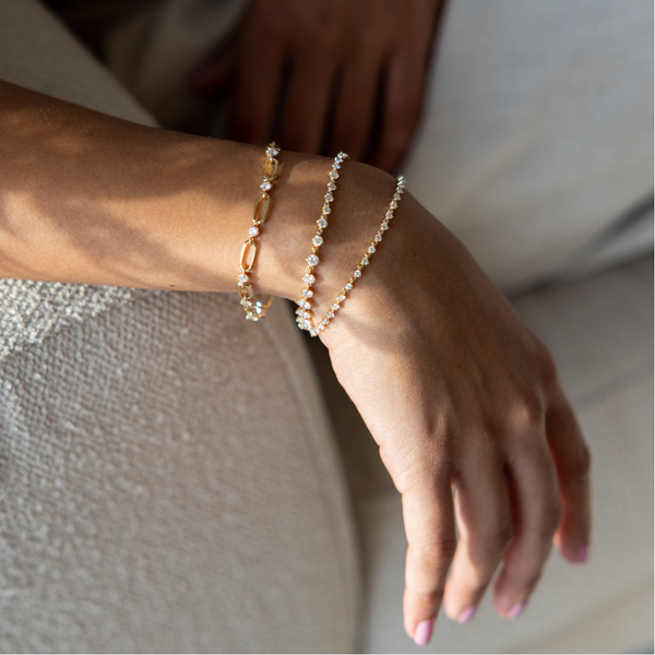 Lizzie Mandler Eclat Diamond Link Bracelet