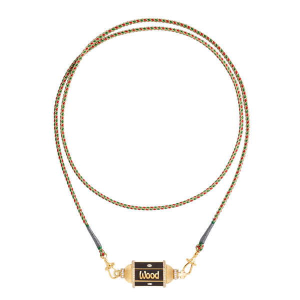 Marie Lichtenberg YG Knock On Wood Locket with Diamonds 0.72ct 18k