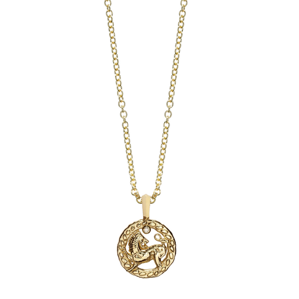 Azlee Petite Animal Kingdom Coin Necklace