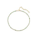 Shay Emerald Infinity Anklet