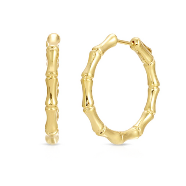 Anita Ko YG Bamboo Hoops 18k