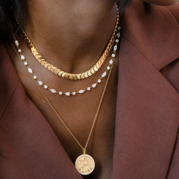 Anita Ko Diamond Gemma Necklace