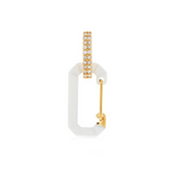 Eera Small Chiara Diamond Earring 0.17cts SS+18k