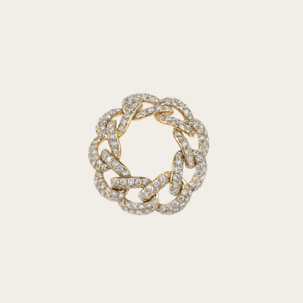 Shay Pave Diamond Essential Link Ring