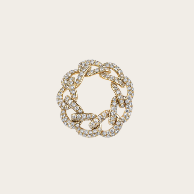 Shay Pave Diamond Essential Link Ring