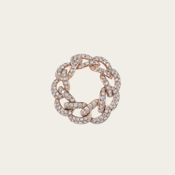 Shay Pave Diamond Essential Link Ring