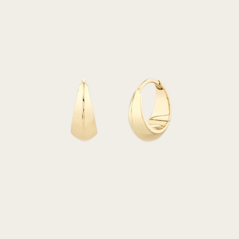 Lizzie Mandler Small Crescent Hoop