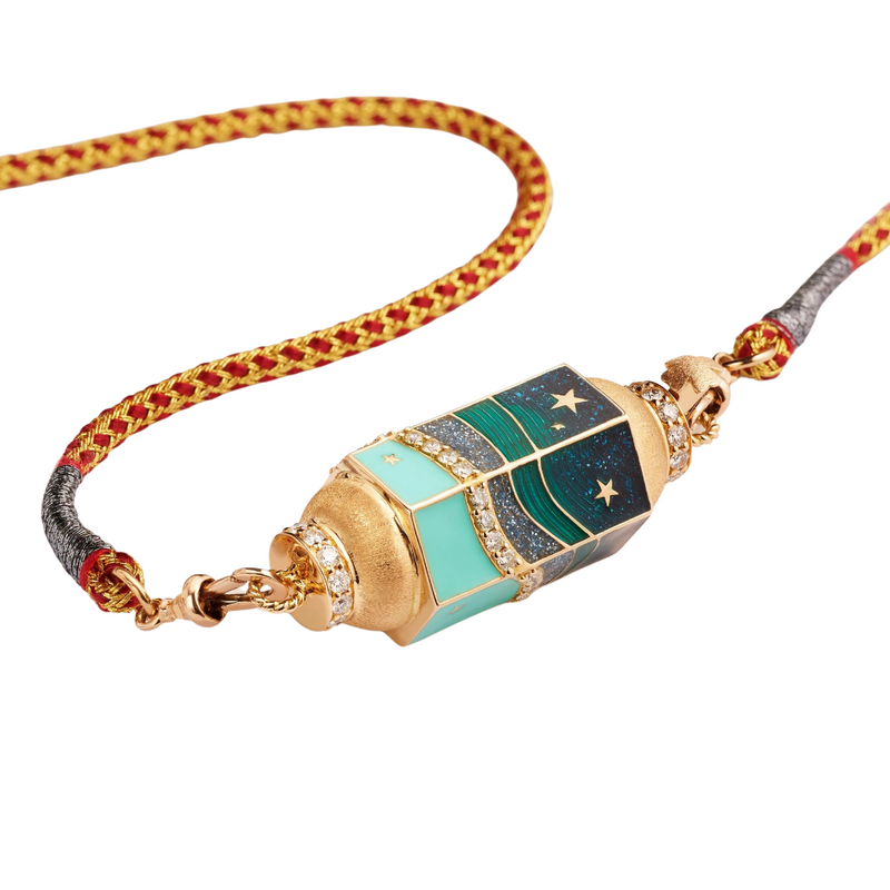 Marie Lichtenberg RG Milky Way Locket with Diamonds 0.76cts 18k