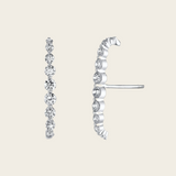 Anita Ko Small Floating Diamond Lobe Earring Single