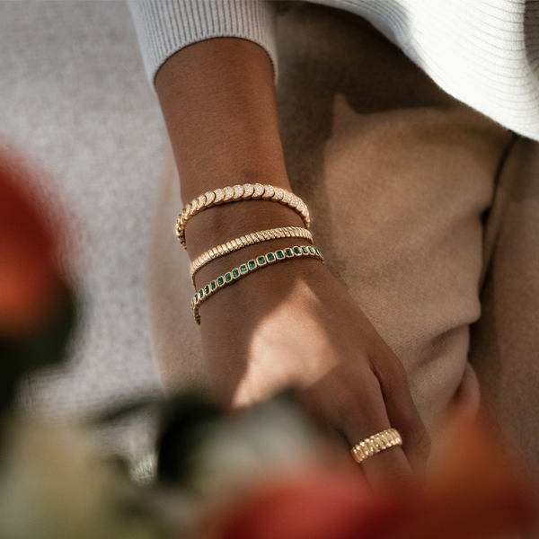 Anita Ko Plain Thin Zoe Bracelet