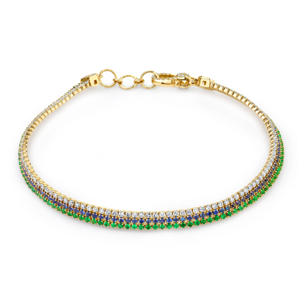 Shay Triple Stacked Threads Bracelet