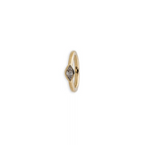 Jacquie Aiche Seamless Small Marquise Diamond Hoop