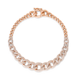 Shay Gradual Diamond Pave Link Bracelet 2.85ct 18k