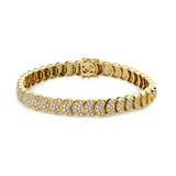 Anita Ko YG Diamond Luna Bracelet 2.8cts 18k