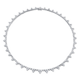 Anita Ko Large Triangle Eternity Diamond Choker