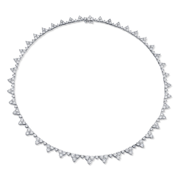 Anita Ko Large Triangle Eternity Diamond Choker
