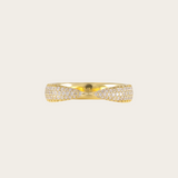 Eva Fehren White Diamonds Kissing Claw Ring