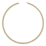 Anita Ko YG Diamond Thin Zoe Necklace 3.87ct 18k