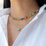 Shay Rainbow Eternity Necklace