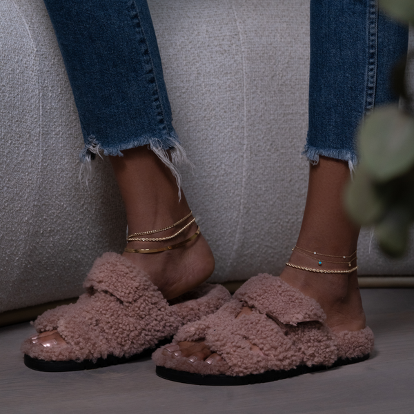 Zoe Chicco Herringbone Chain Anklet