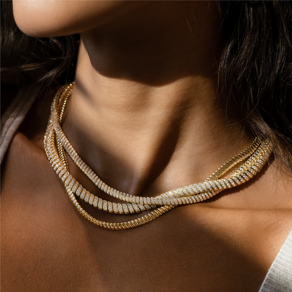 Anita Ko Plain Thin Zoe Necklace