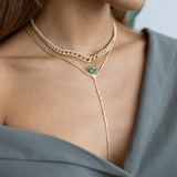 Shay Diamond Infinity Station "Y" Necklace 1.8ct 18k