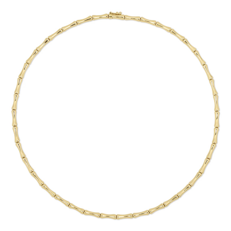 Anita Ko YG Bamboo Necklace 18k