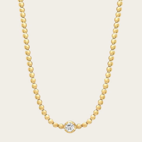 Jennifer Meyer 14" Mini Tennis Illusion-Set Diamond Accent Necklace
