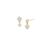Lizzie Mandler Eclat Diamond Mini Double Drop Earring Single