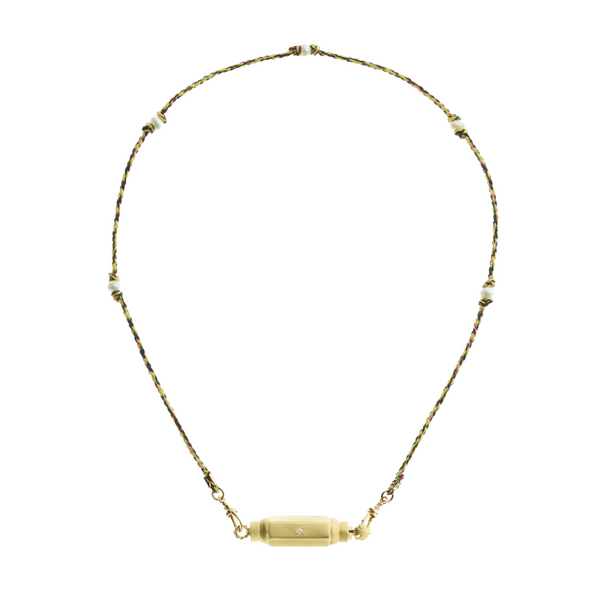 Marie Lichtenberg YG Baby Coco Diamond Locket 0.045cts (Demi-fine 14k)