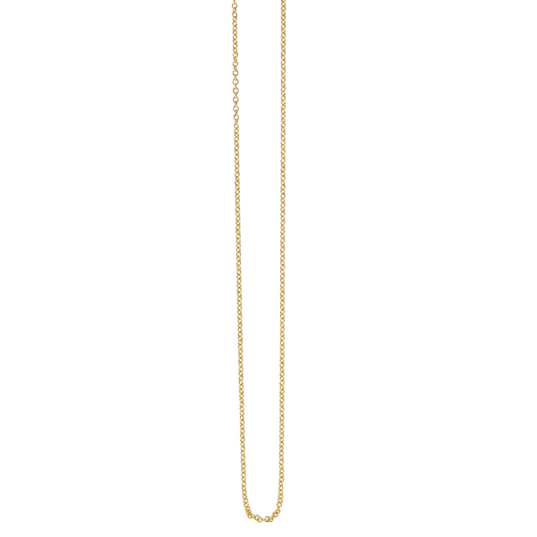 Azlee YG 20" Extra Thin Cable Chain 18k