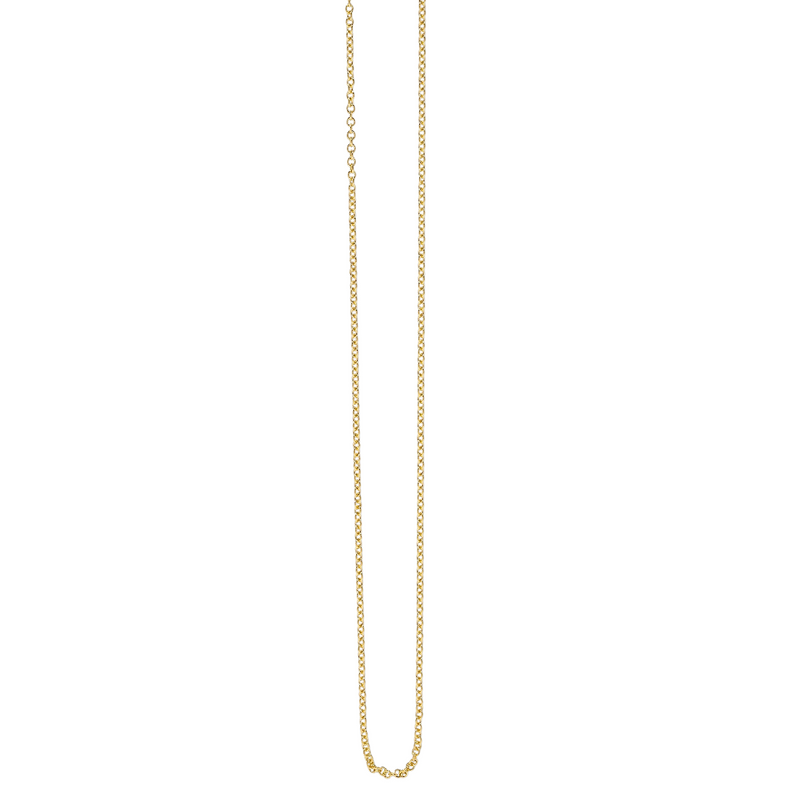 Azlee YG 20" Extra Thin Cable Chain 18k