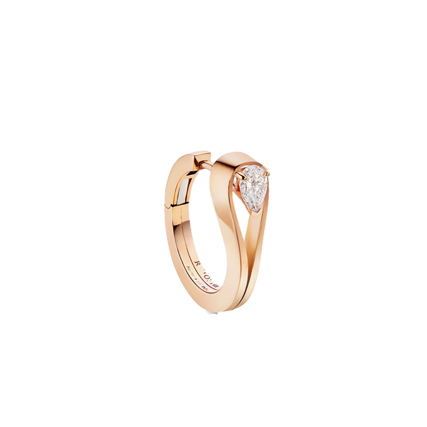 Repossi XS Serti Inversé Hoop Earring Single