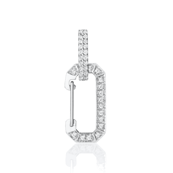 Eera Full Pave Small Chiara Diamond Earring 0.31ct 18k