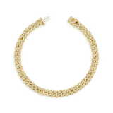 Shay Mini Pave Diamond Link Bracelet 1.98ct 18k