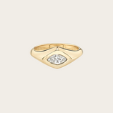 Lizzie Mandler One of a Kind Diamond Pinky Ring