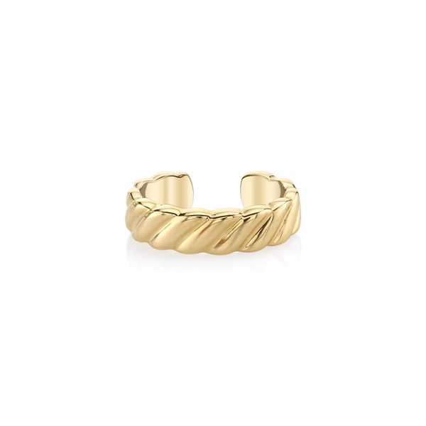 Anita Ko Braided Plain Ear Cuff 18k