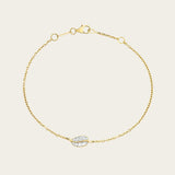 Anita Ko Small Palm Leaf Bracelet