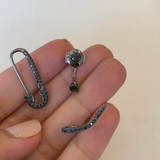 Anita Ko Black Diamond Orbit Earring