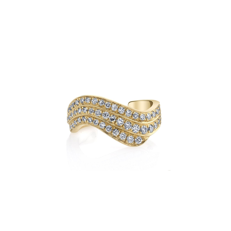 Anita Ko Wave Diamond Ear Cuff
