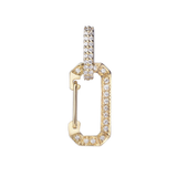 Eera Full Pave Small Chiara Diamond Earring 0.31ct 18k