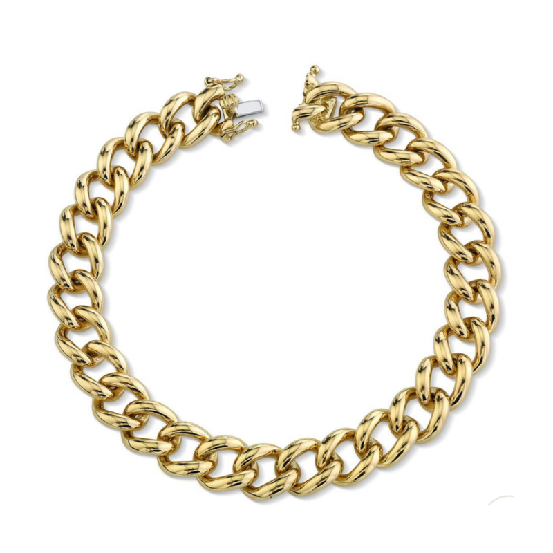 Anita Ko Naples Small Plain Chain Link Bracelet