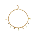 Venyx YG Opal Artemis Choker / Diamonds 0.18ct, White Opals 3.6ct (Demi-Fine 14k)