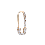 Anita Ko Mini Diamond Safety Pin Earring