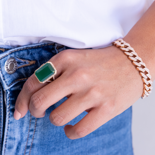Shay Portrait Gemstone Ring