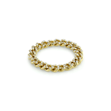 Shay Baby Pave Diamond Link Ring 0.35ct 18k